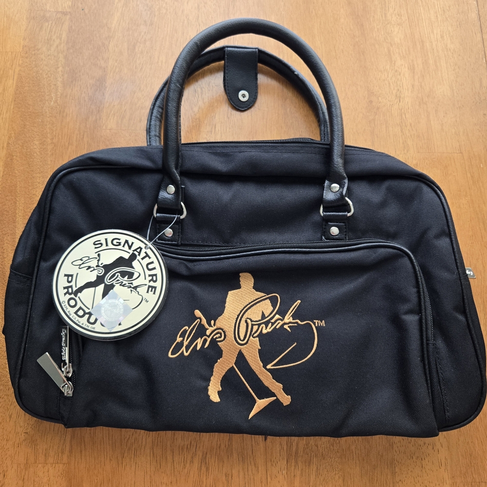 Signature Black and Gold Men's Bag